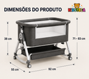Berço Portátil 5 em 1 – Conforto e Segurança para o Seu Bebé
