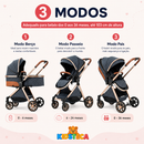 Carrinho de Bebé Trio 3 em 1 – Sistema de Viagem Completo + 6 Acessórios de Ofertas