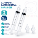 Aspirador / Lavador Nasal para Bebé – 2 Unidades