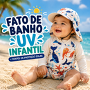Fato de Banho Menino UV + Chapéu Infantil