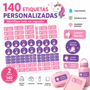 Etiquetas Personalizadas Impermeáveis – 140 Unidades