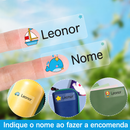 Etiquetas Transparentes Personalizadas com Nome