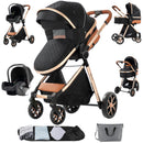 Carrinho de Bebé Trio 3 em 1 – Sistema de Viagem Completo + 6 Acessórios de Ofertas