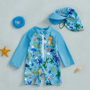 Fato de Banho Menino UV + Chapéu Infantil