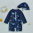 Fato de Banho Menino UV + Chapéu Infantil