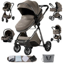 Carrinho de Bebé Trio 3 em 1 – Sistema de Viagem Completo + 6 Acessórios de Ofertas
